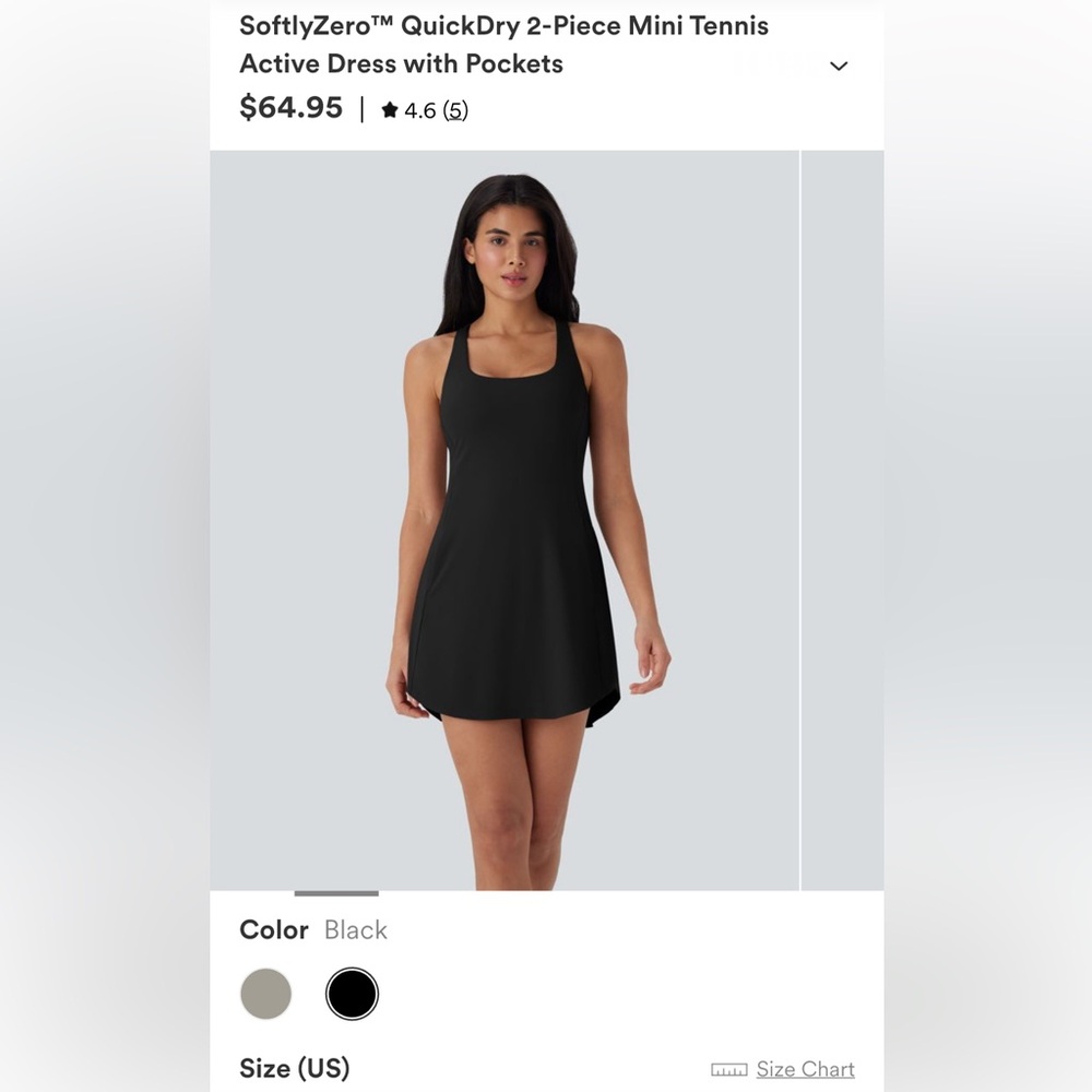 NWT Halara SoftlyZero Active Dress